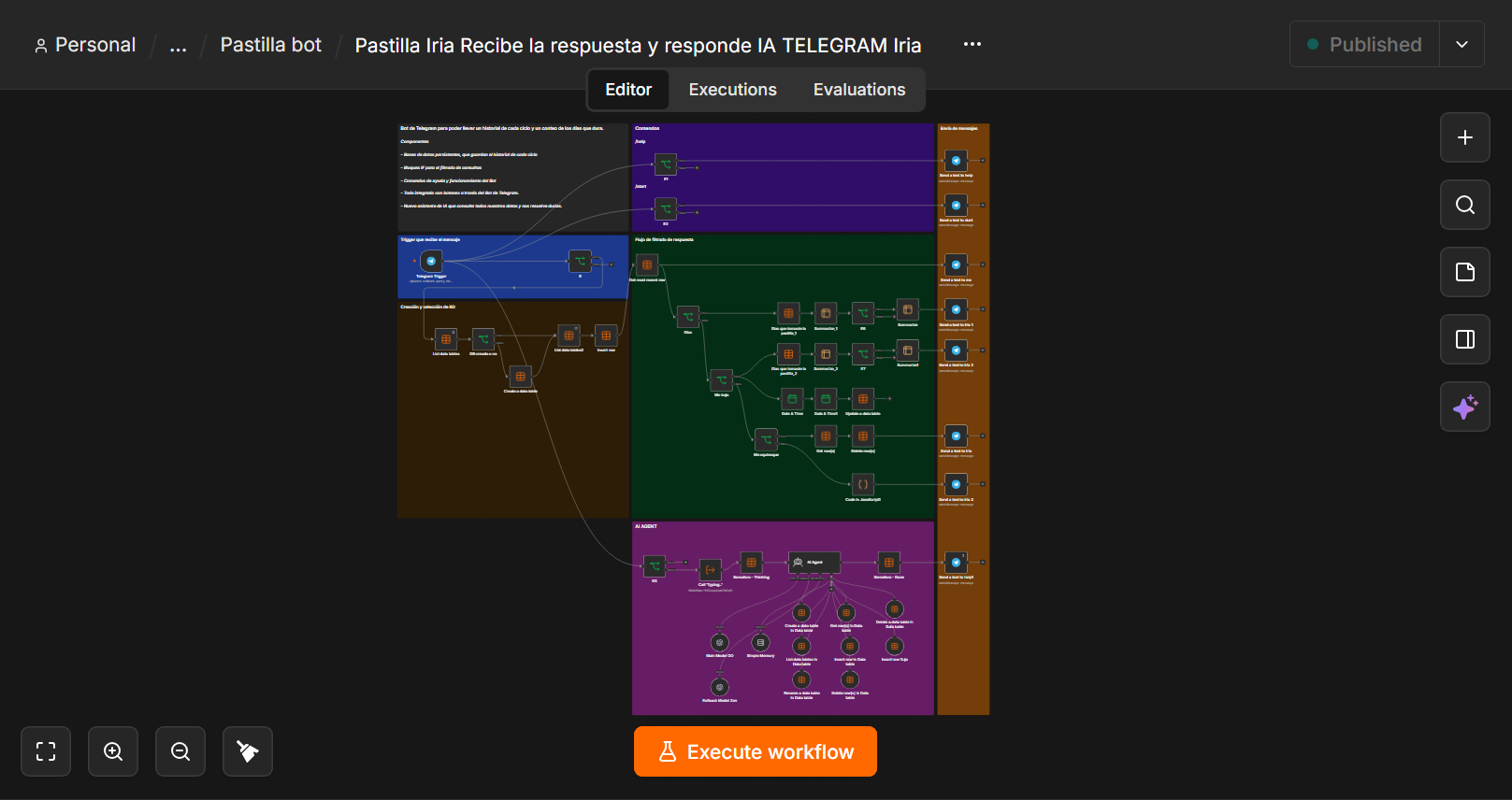 Asistente de ciclo con N8N y Opencode